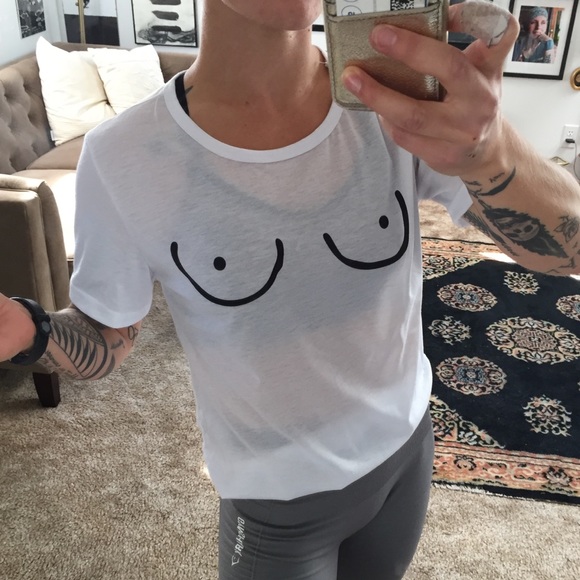 QU CHUN LIANG DIAN Tops - {HP⭐️!} NWOT Nipple Free / Small Left!